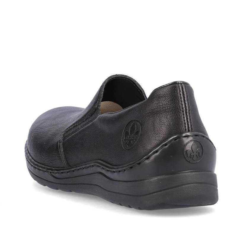 Rieker Artikelnummer 48964-00 Rieker Damen Slipper asphaltschwarz Clearance-Verkauf