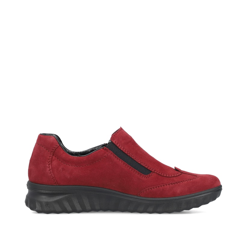 Rieker Artikelnummer 59071-35 Rieker Damen Slipper rubinrot Begrenzt auf 3 Tage
