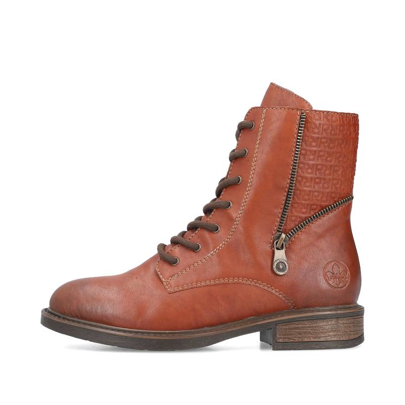 Rieker Artikelnummer 71450-24 Rieker Damen Schnürstiefel fuchsbraun Speichern exportieren