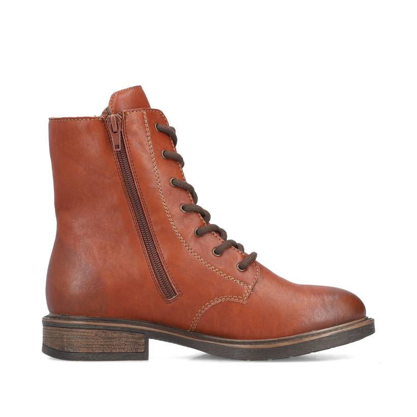 Rieker Artikelnummer 71450-24 Rieker Damen Schnürstiefel fuchsbraun Speichern exportieren