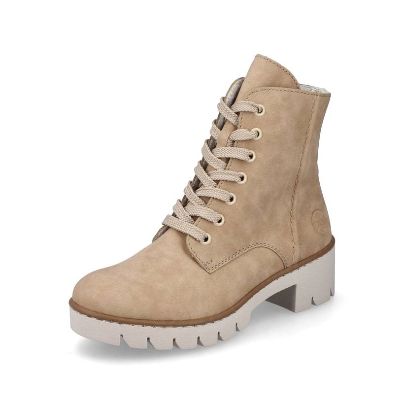 Rieker Artikelnummer X5702-60 Rieker Damen Schnürstiefel braunbeige Black Friday Preise
