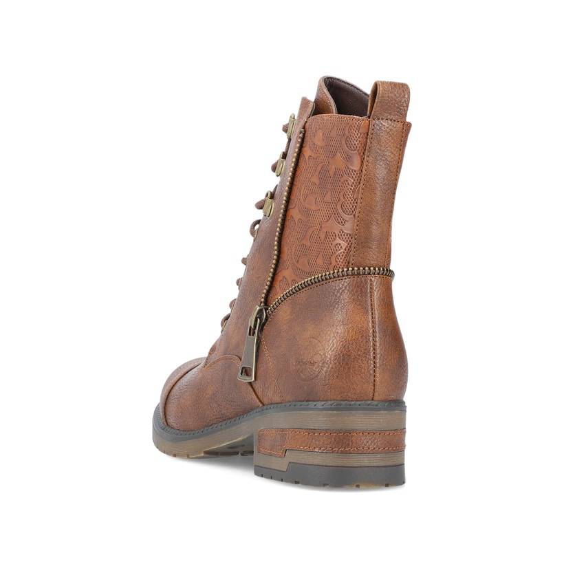 Rieker Artikelnummer 91614-24 Rieker Damen Biker Boots schokobraun Im Verkauf