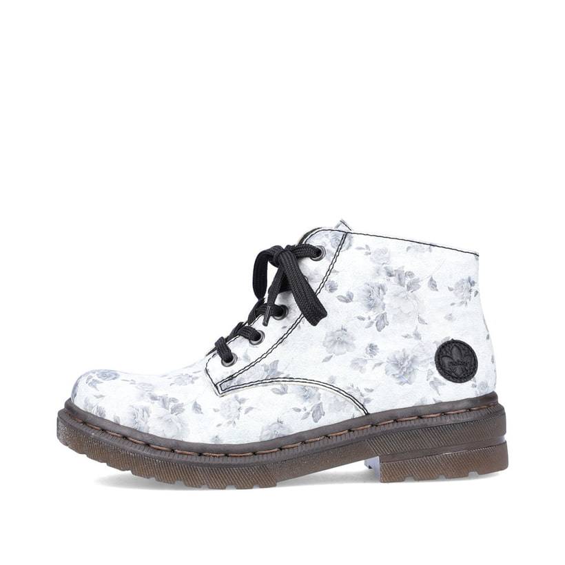 Rieker Artikelnummer 78232-90 Rieker Damen Biker Boots silberweiß Online