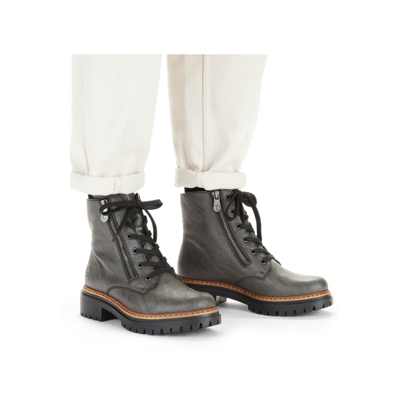 Rieker Artikelnummer 72611-45 Rieker Damen Biker Boots anthrazit Outlet