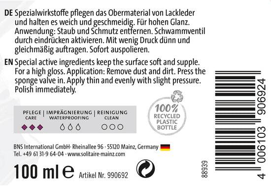 Schuhwerk Schwangau Solitaire Lack Lederöl Discount Store für neue Produkte