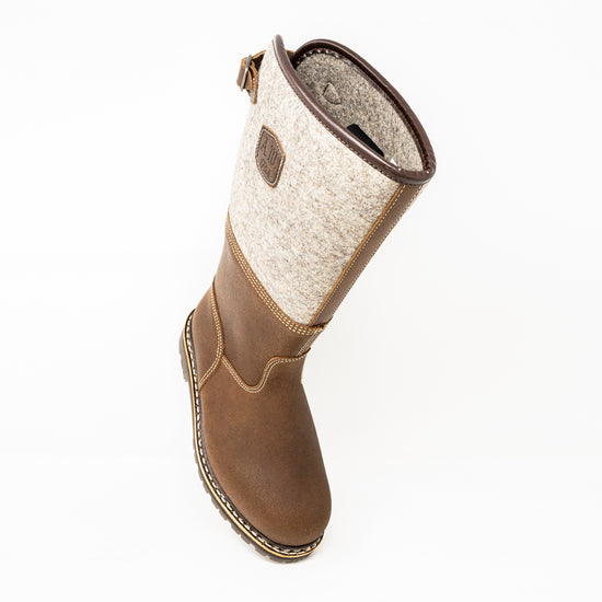 Schuhwerk Schwangau Trabert Filzstiefel Natur (Unisex) AW Branding Valentinstagsangebot