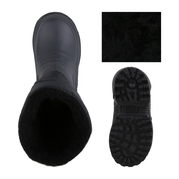 Stiefelparadies Kinder Winter Boots in Grau Schwarz Letzte 2 Tage