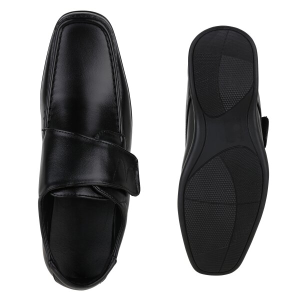 Stiefelparadies Herren Klassische Halbschuhe in Schwarz Begrenztes Angebot