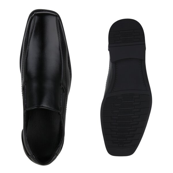 Stiefelparadies Herren Klassische Slippers in Schwarz Preisnachlass