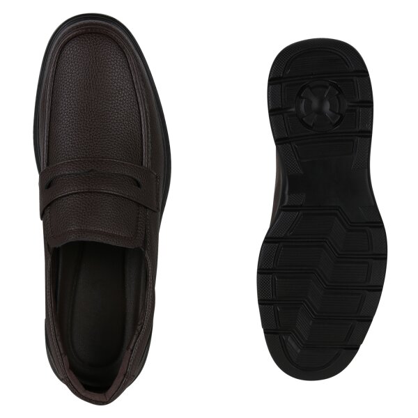 Stiefelparadies Herren Klassische Halbschuhe in Braun Große Rabatte