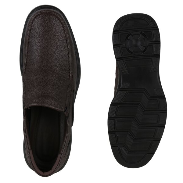 Stiefelparadies Herren Klassische Halbschuhe in Braun Neuheiten