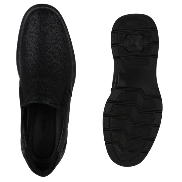 Stiefelparadies Herren Klassische Halbschuhe in Schwarz Saisonale Angebote