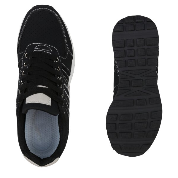 Stiefelparadies Herren Laufschuhe in Schwarz Wochenangebot