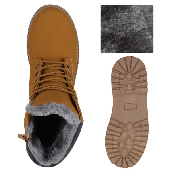 Stiefelparadies Herren Worker Boots in Hellbraun Zeitbegrenzte Promotion