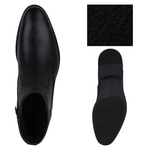 Stiefelparadies Herren Winter Boots in Schwarz Bis zu 50% Rabatt