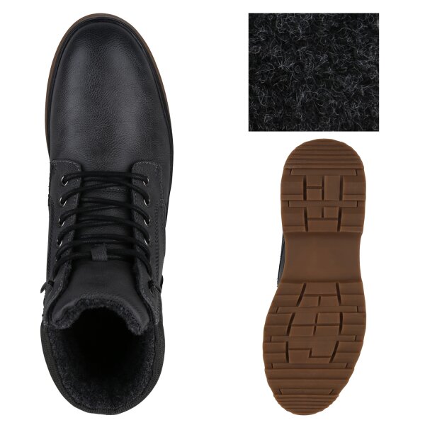 Stiefelparadies Herren Winter Boots in Grau Super Rabatt