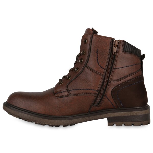 Stiefelparadies Herren Worker Boots in Hellbraun Clearance-Verkauf