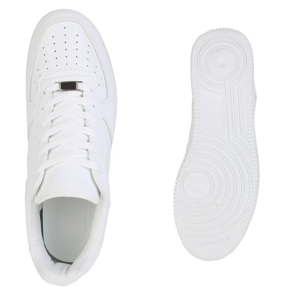 Stiefelparadies Herren Sneaker Low in Weiss Online
