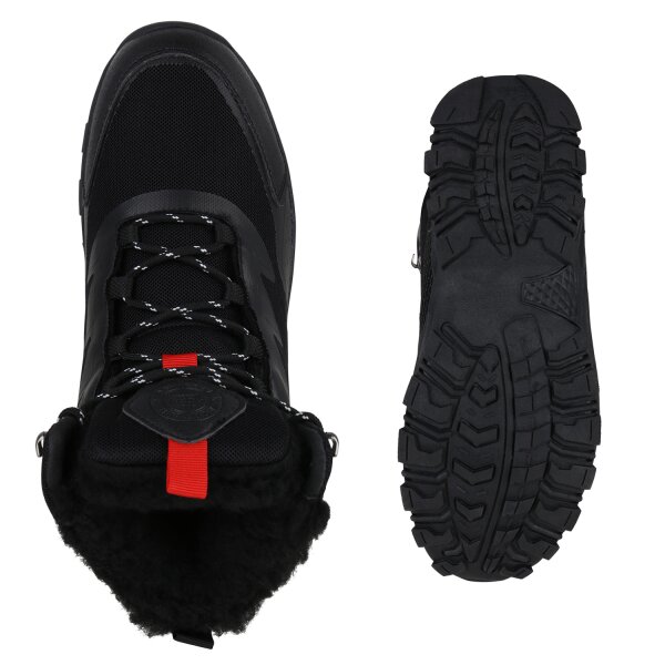 Stiefelparadies Herren Outdoor Schuhe in Schwarz Günstiger Verkauf