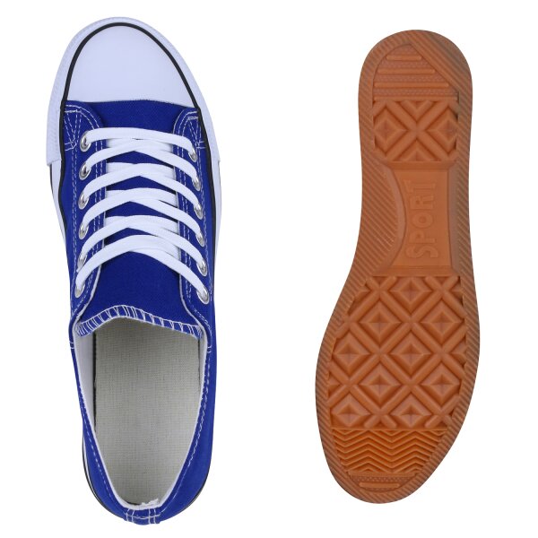 Stiefelparadies Herren Sneaker low in Blau Black Friday