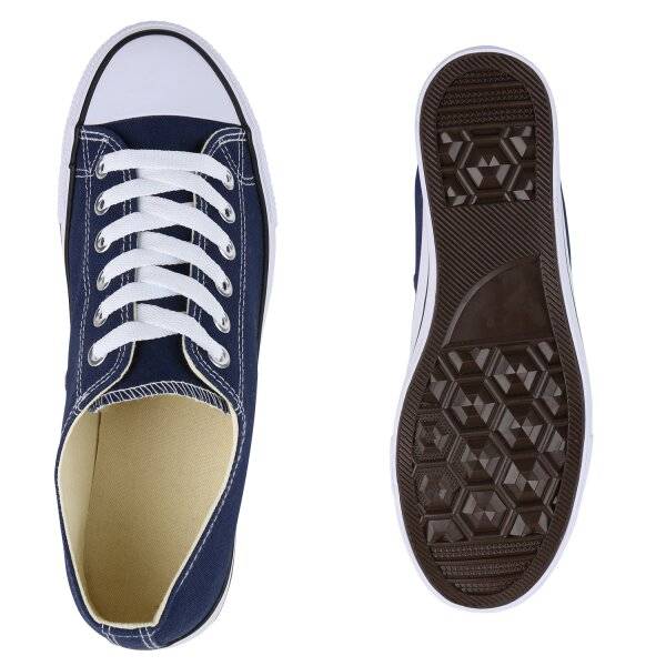 Stiefelparadies Herren Sneaker low in Dunkelblau Cyber Monday