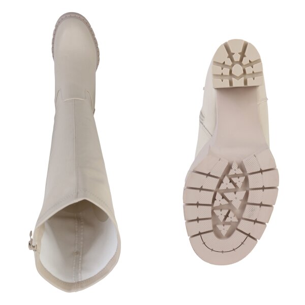 Stiefelparadies Damen Klassische Stiefel in Beige Vierteljährliche Förderung