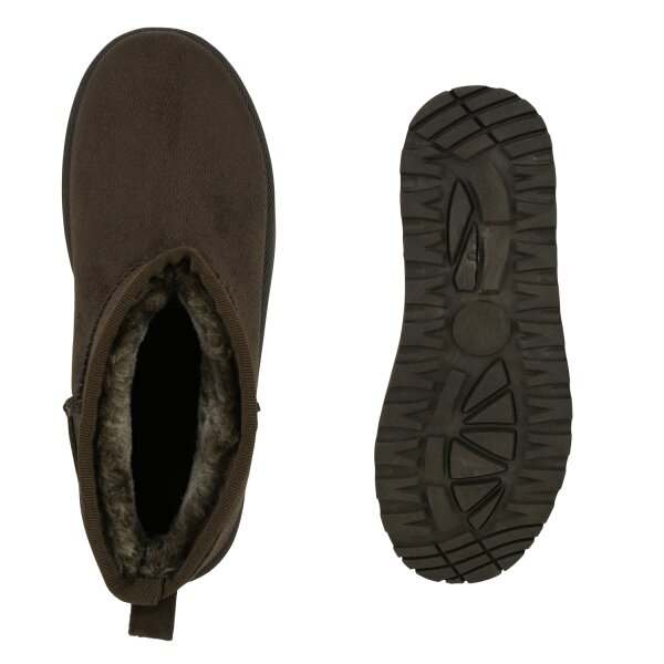 Stiefelparadies Damen Winter Boots in Olivgrün Im Verkauf