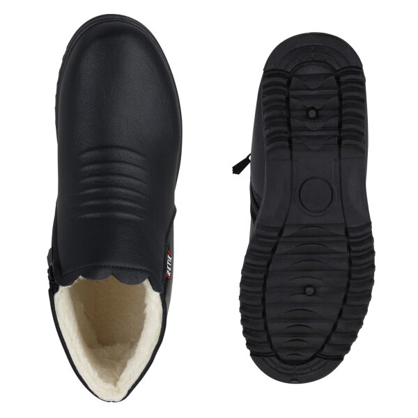 Stiefelparadies Damen Winter Boots in Schwarz Jubiläumsangebot