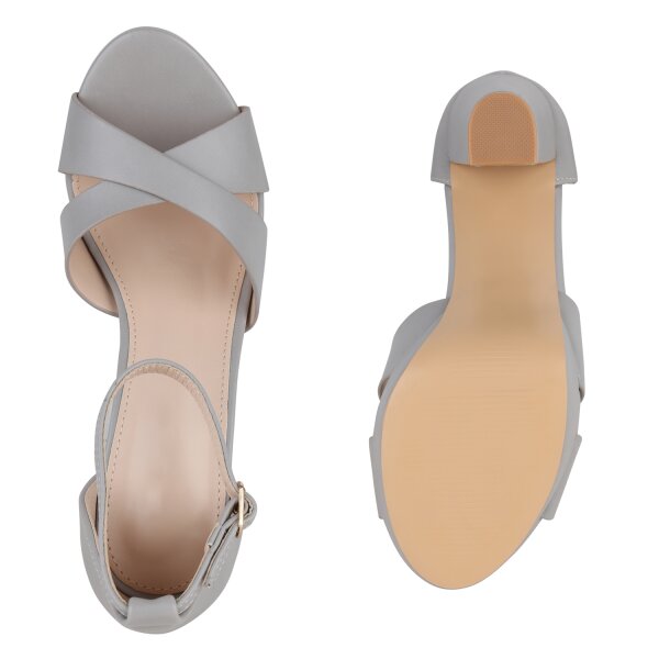 Stiefelparadies Damen High Heels in Grau Bestseller