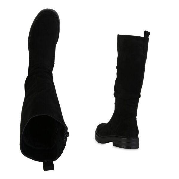 Stiefelparadies Damen Klassische Stiefel in Schwarz Angebote
