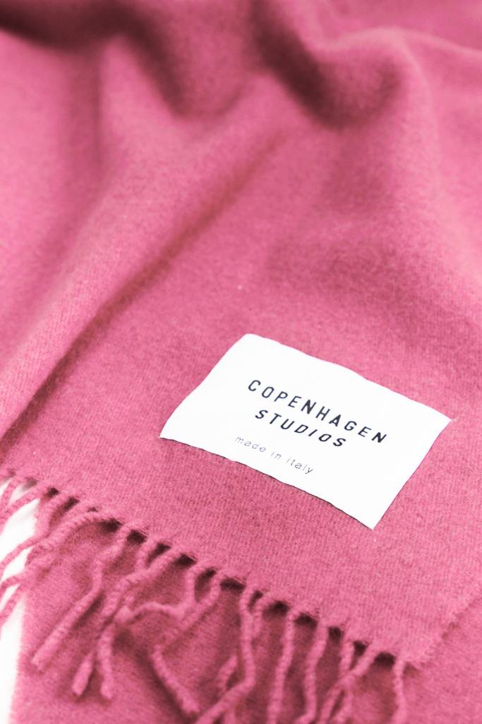 Studio Copenhagen CPH SHAWL 6 wool mix rose Neueste Stile