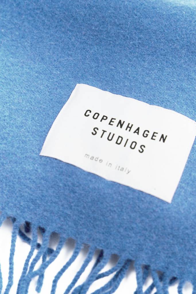 Studio Copenhagen CPH SHAWL 6 wool mix medium blue Zeitbegrenzte Promotion