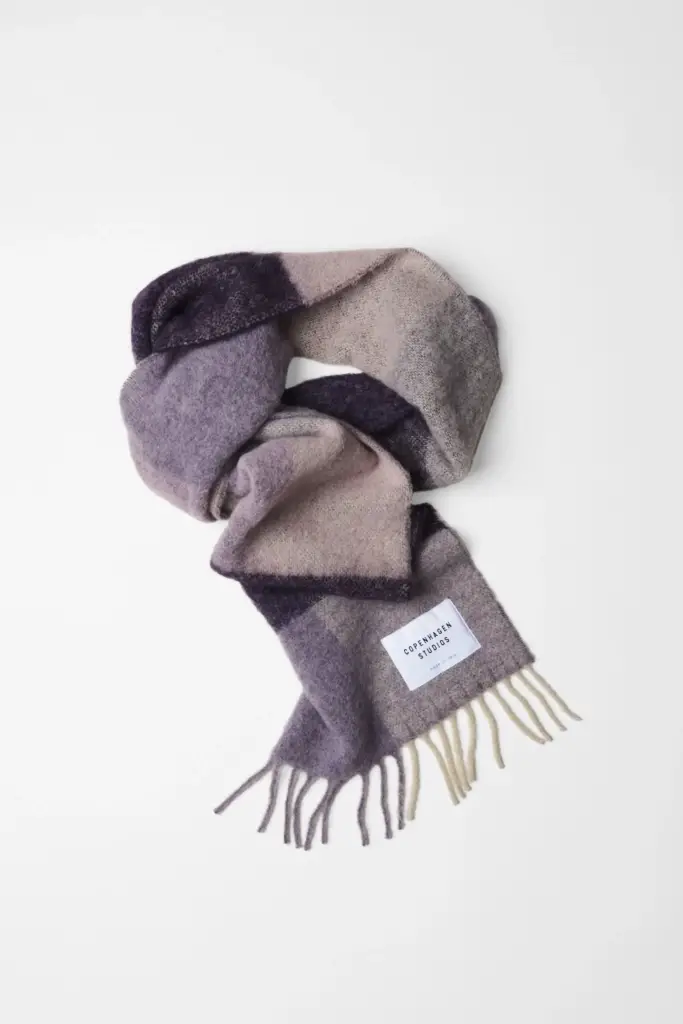 Studio Copenhagen CPH SHAWL 4 wool mix purple Sonderangebot der Fabrik