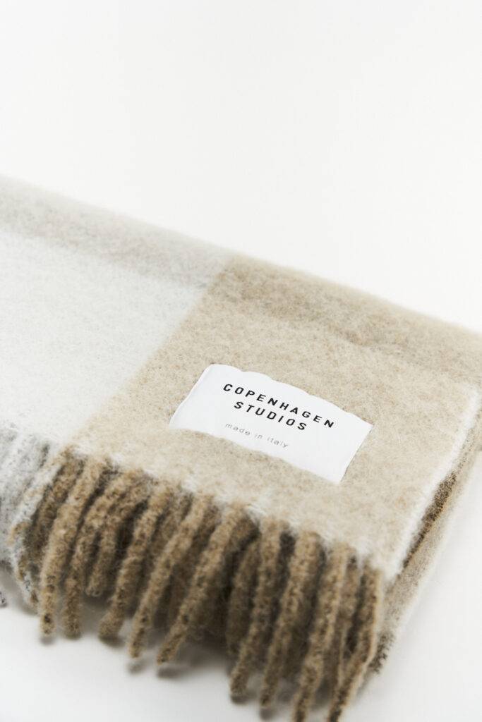 Studio Copenhagen CPH SHAWL 4 wool mix beige Bis zu 55% Rabatt