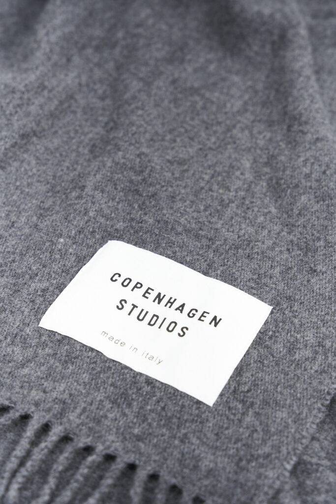 Studio Copenhagen CPH SHAWL 6 wool mix anthracite 50% Rabatt mit kostenlosem Versand