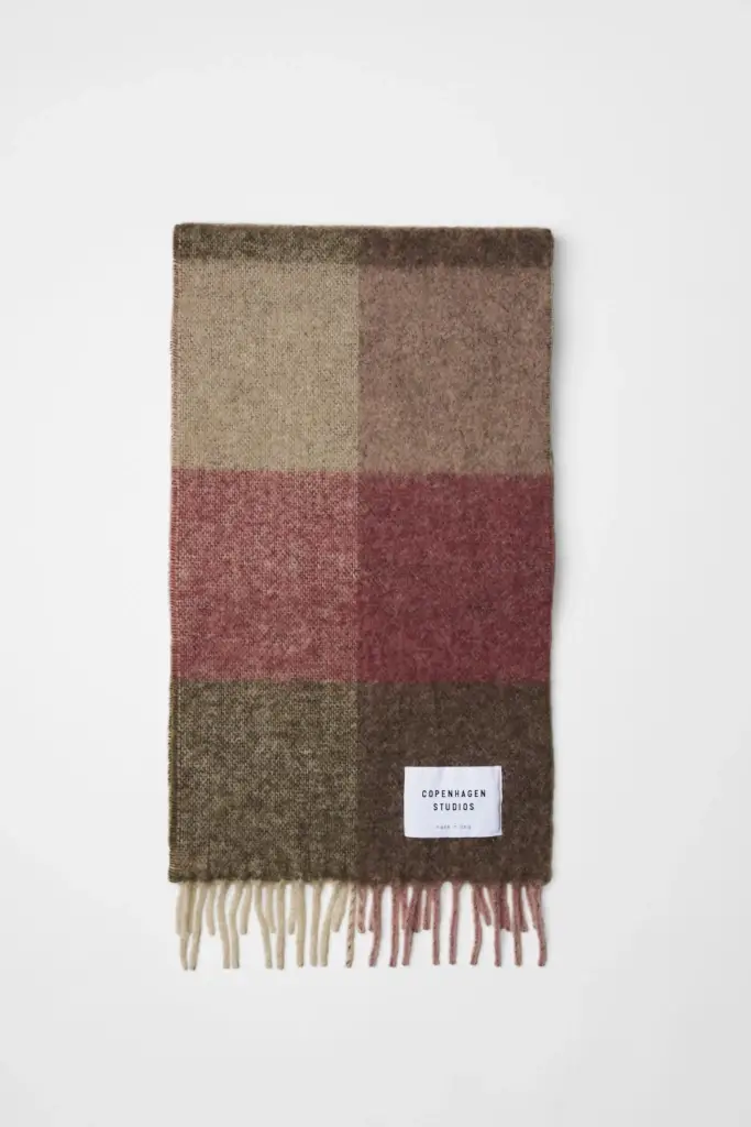 Studio Copenhagen CPH SHAWL 4 wool mix rose/brown Begrenzt auf 3 Tage