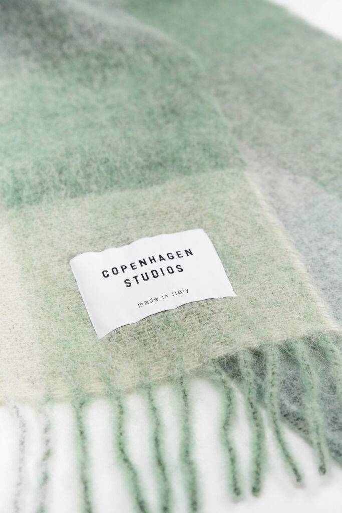 Studio Copenhagen CPH SHAWL 4 wool mix jade green Verkauf
