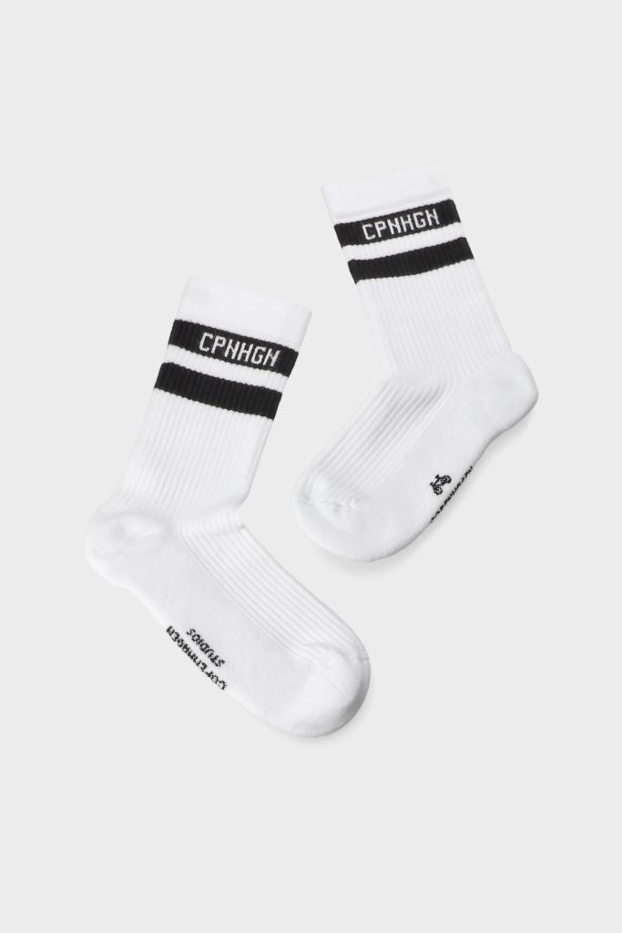 Studio Copenhagen CPH SOCKS 3 cotton blend white/black im Angebot