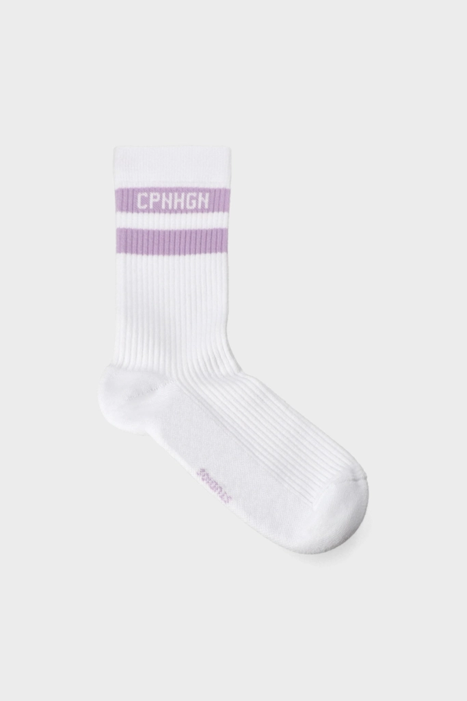 Studio Copenhagen CPH SOCKS 3 cotton blend white/lavender Günstiger Verkauf