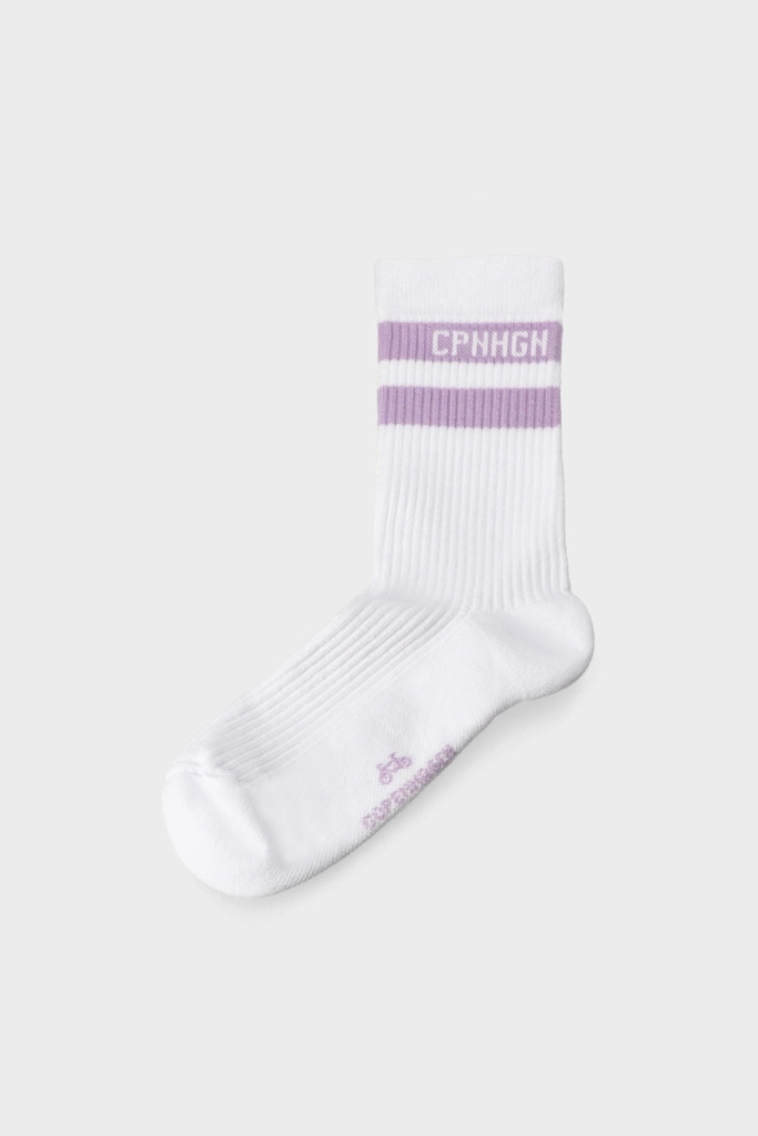 Studio Copenhagen CPH SOCKS 3 cotton blend white/lavender Günstiger Verkauf