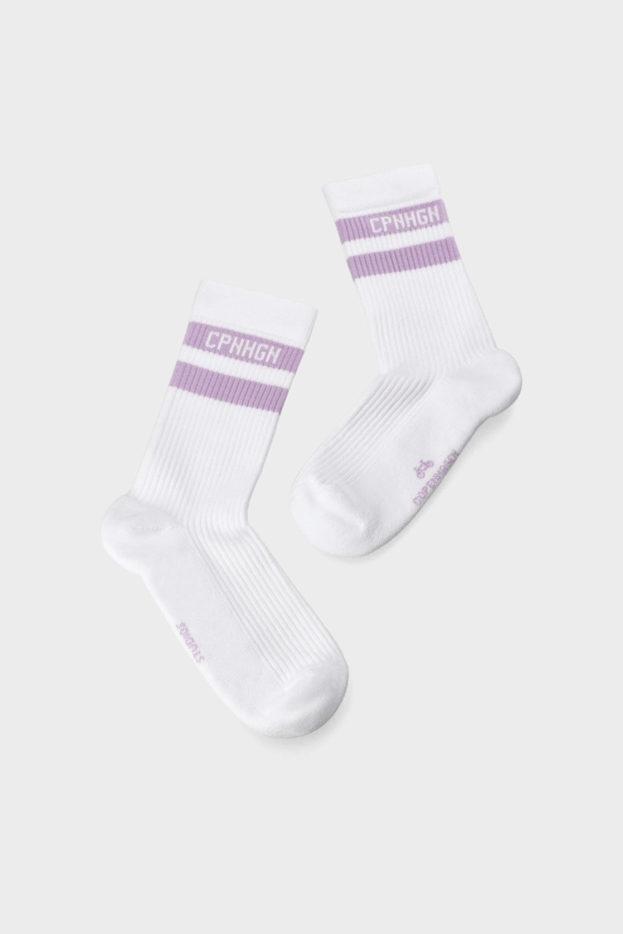 Studio Copenhagen CPH SOCKS 3 cotton blend white/lavender Günstiger Verkauf