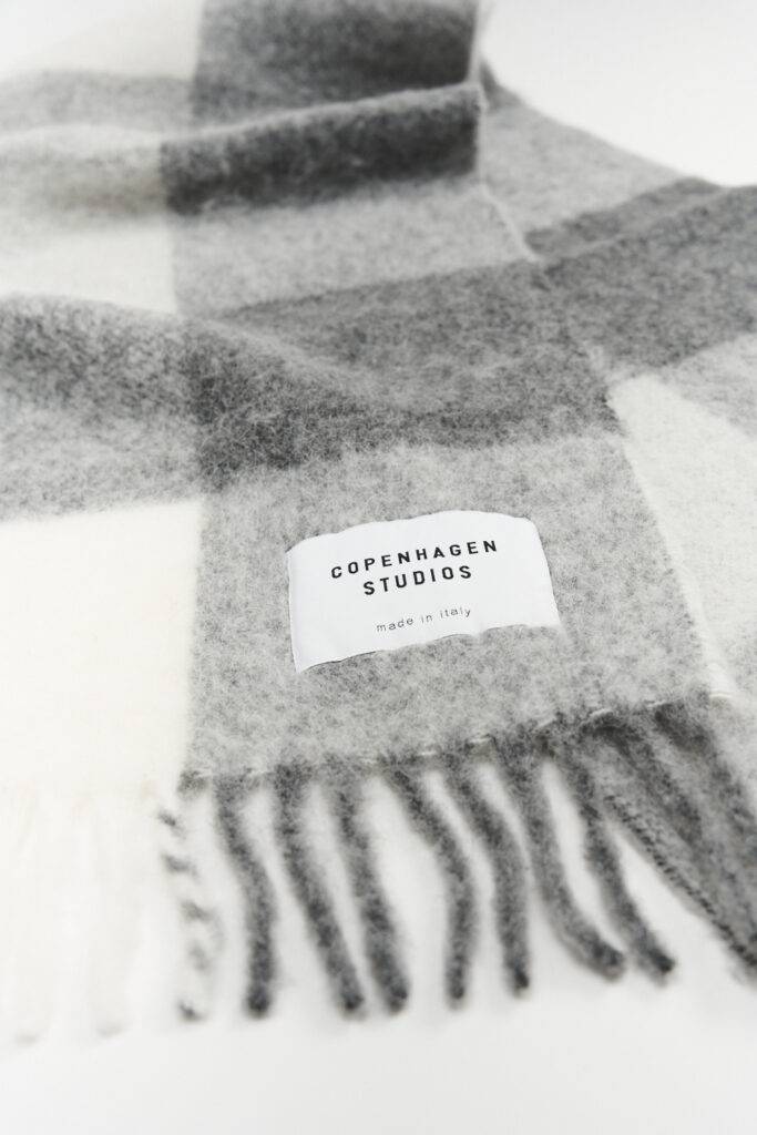 Studio Copenhagen CPH SHAWL 4 wool mix grey melange Kostenloser Versand