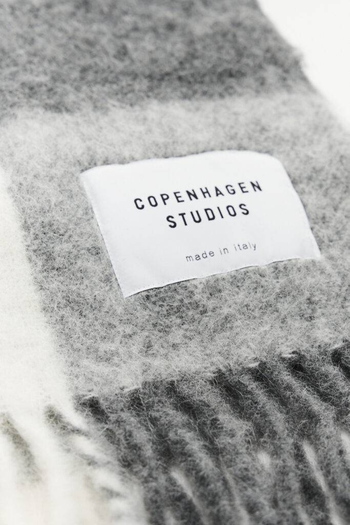 Studio Copenhagen CPH SHAWL 4 wool mix grey melange Kostenloser Versand