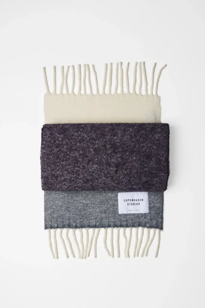 Studio Copenhagen CPH SHAWL 11 wool mix purple Flash Sale
