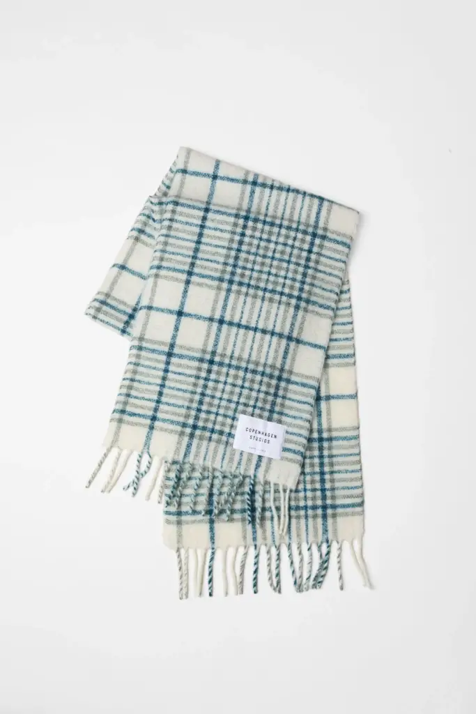 Studio Copenhagen CPH SHAWL 10 wool mix turquoise Online Shopping
