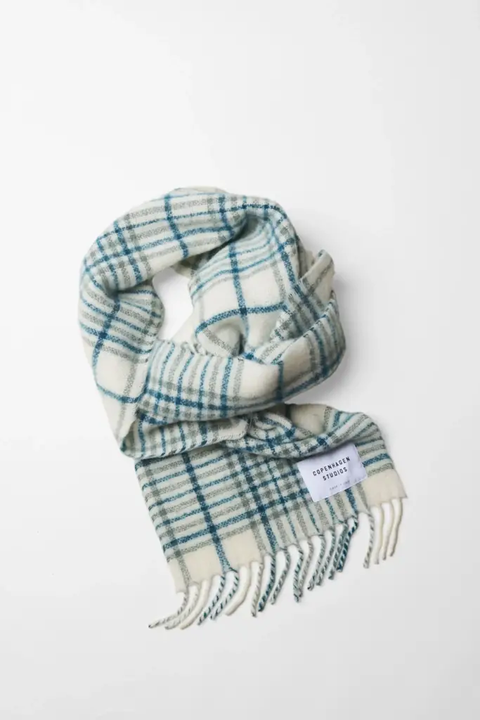 Studio Copenhagen CPH SHAWL 10 wool mix turquoise Online Shopping