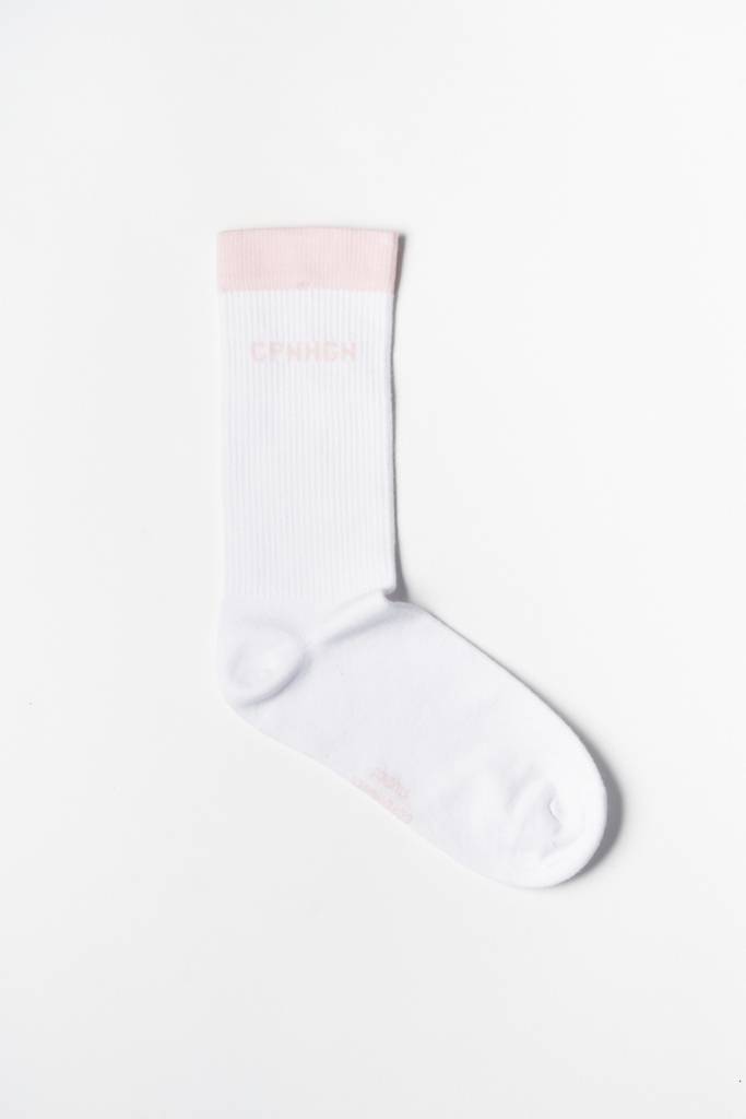 Studio Copenhagen CPH SOCKS 2 cotton blend white/light rose Exklusivangebot