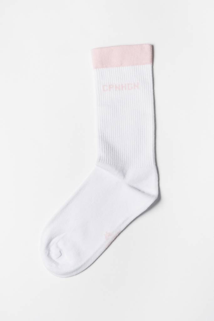 Studio Copenhagen CPH SOCKS 2 cotton blend white/light rose Exklusivangebot