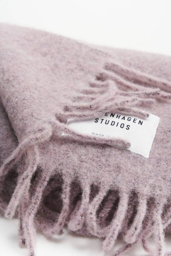 Studio Copenhagen CPH SHAWL 5 wool mix powder Saisonschlussverkauf