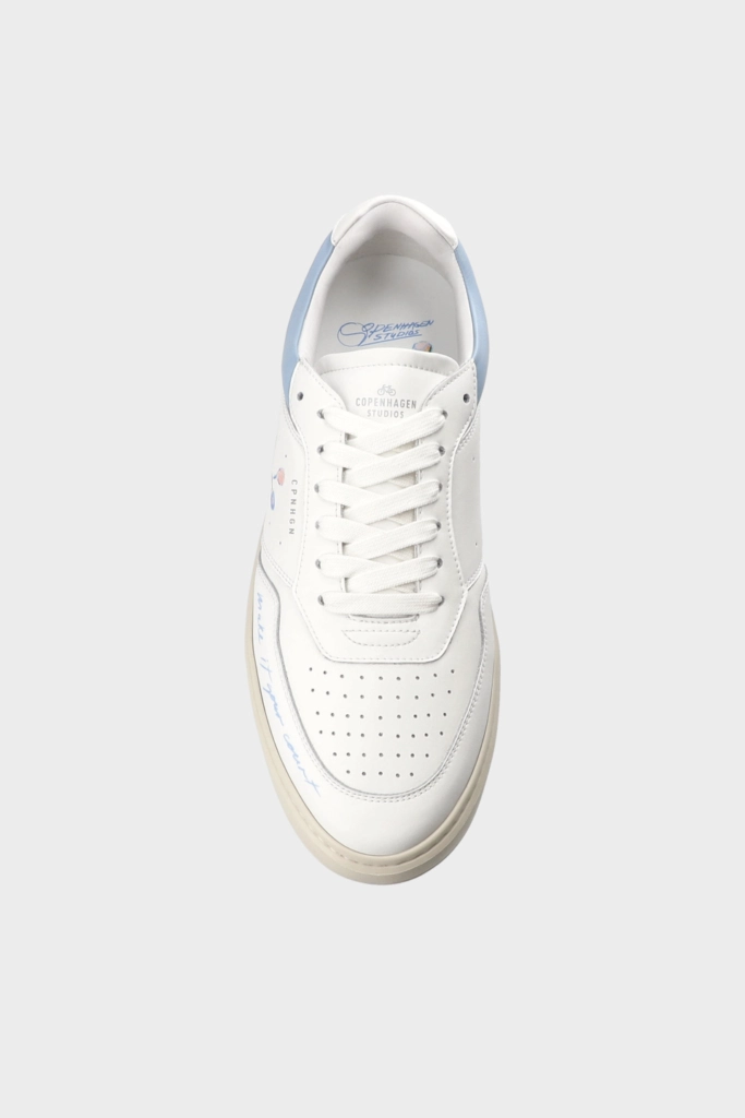 Studio Copenhagen CPH MELBOURNE M leather white/light blue Kostenloser Versand